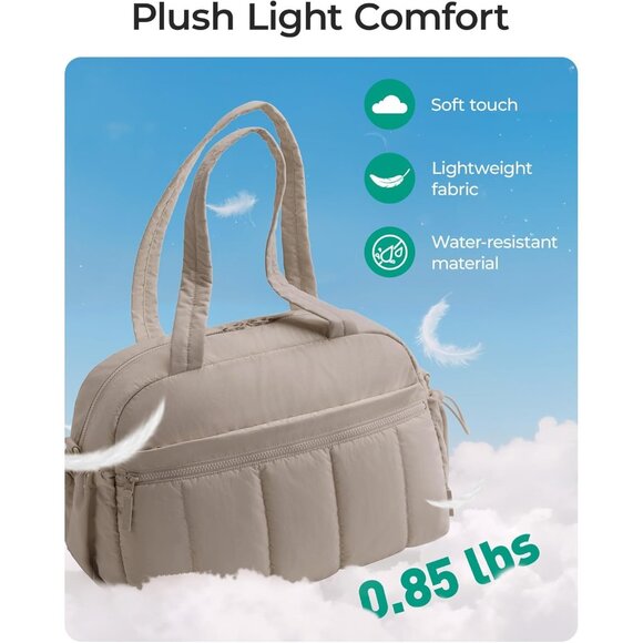 Women Cherry Pop Imported Lightweight Water Resistant Travel Gym Carry On Bag - Picture 5 of 6